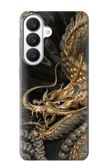 S0426 Gold Dragon Case For Samsung Galaxy S26