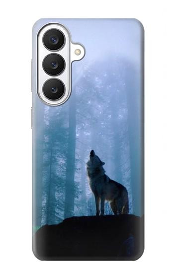 S0935 Wolf Howling in Forest Case For Samsung Galaxy S26