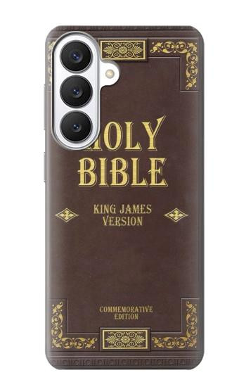 S2889 Holy Bible Cover King James Version Case For Samsung Galaxy S26