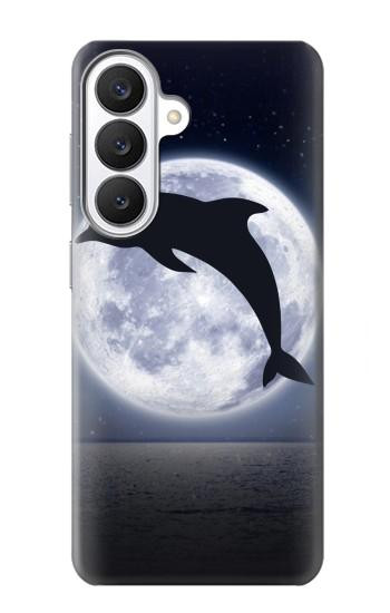 S3510 Dolphin Moon Night Case For Samsung Galaxy S26