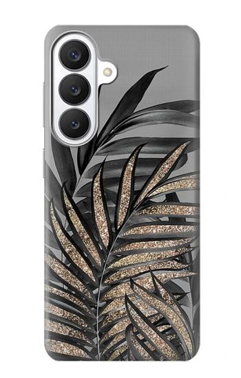 S3692 Gray Black Palm Leaves Case For Samsung Galaxy S26