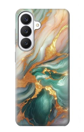 S3993 Green Marble Gold Veins Case For Samsung Galaxy S26