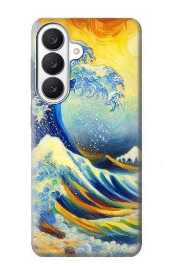S4005 Oil Color Painting Great Waves Case For Samsung Galaxy S26