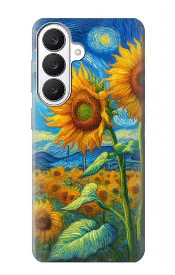 S4019 Sunflower Van Gogh Style Case For Samsung Galaxy S26