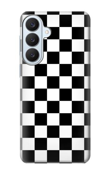 S1611 Black and White Check Chess Board Case For Samsung Galaxy S26 Plus