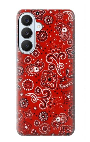 S3354 Red Classic Bandana Case For Samsung Galaxy S26 Plus