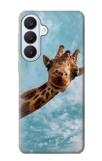 S3680 Cute Smile Giraffe Case For Samsung Galaxy S26 Plus