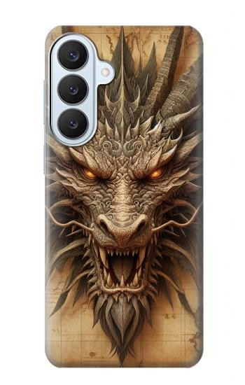 S3981 Dragon Head Old Map Case For Samsung Galaxy S26 Plus
