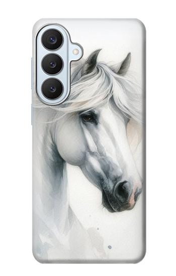 S4025 White Horse Painting Case For Samsung Galaxy S26 Plus