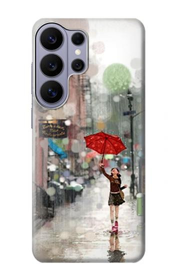 S0108 Girl in The Rain Case For Samsung Galaxy S26 Ultra