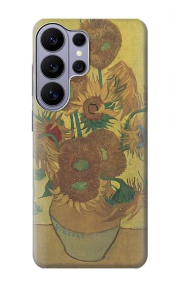 S0214 Van Gogh Vase Fifteen Sunflowers Case For Samsung Galaxy S26 Ultra