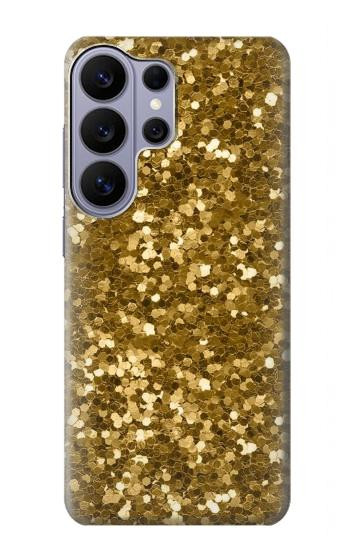S3388 Gold Glitter Graphic Print Case For Samsung Galaxy S26 Ultra