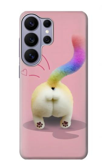 S3923 Cat Bottom Rainbow Tail Case For Samsung Galaxy S26 Ultra