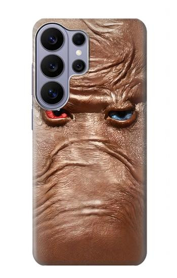 S3940 Leather Mad Face Graphic Paint Case For Samsung Galaxy S26 Ultra