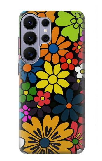 S4043 Colorful Flowers Cartoon Case For Samsung Galaxy S26 Ultra