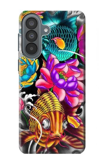 S1630 Fish Japanese Oriental Tattoo Case For Samsung Galaxy A37
