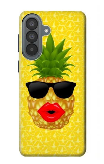 S2443 Funny Pineapple Sunglasses Kiss Case For Samsung Galaxy A37