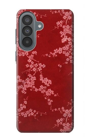S3817 Red Floral Cherry blossom Pattern Case For Samsung Galaxy A37