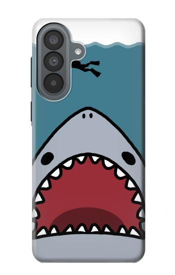 S3825 Cartoon Shark Sea Diving Case For Samsung Galaxy A37