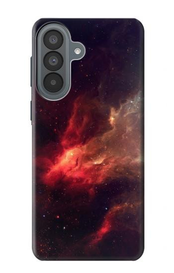 S3897 Red Nebula Space Case For Samsung Galaxy A37