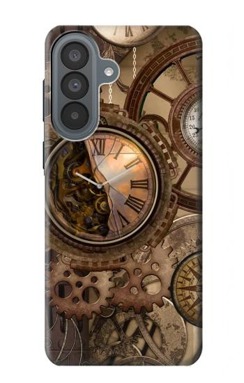 S3927 Compass Clock Gage Steampunk Case For Samsung Galaxy A37