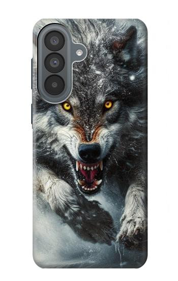S3965 Angry Wolf Running Case For Samsung Galaxy A37