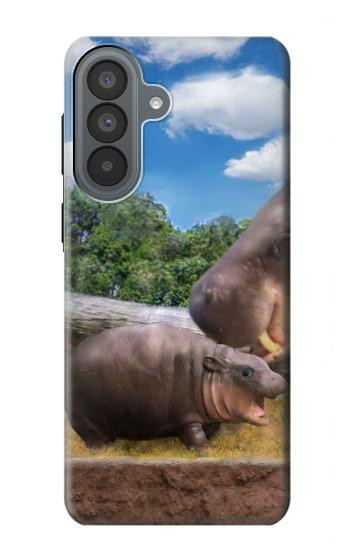 S4031 Baby Hippo Hippopotamus Family Case For Samsung Galaxy A37