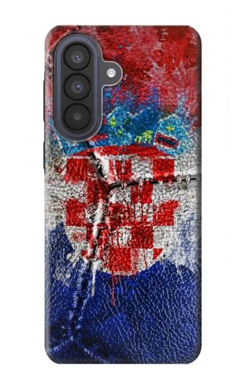 S3313 Croatia Flag Vintage Football Graphic Case For Samsung Galaxy A57
