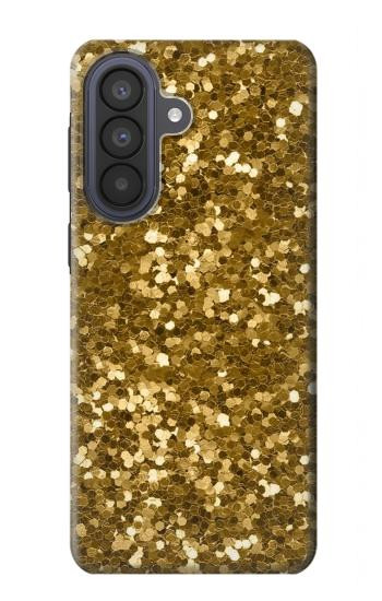 S3388 Gold Glitter Graphic Print Case For Samsung Galaxy A57