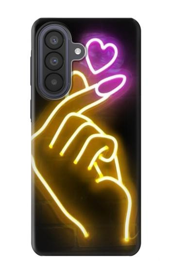 S3512 Cute Mini Heart Neon Graphic Case For Samsung Galaxy A57