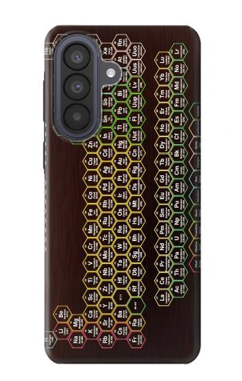S3544 Neon Honeycomb Periodic Table Case For Samsung Galaxy A57