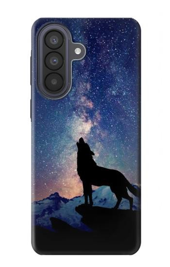 S3555 Wolf Howling Million Star Case For Samsung Galaxy A57