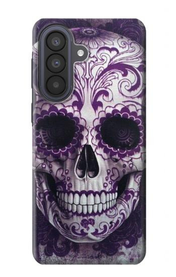 S3582 Purple Sugar Skull Case For Samsung Galaxy A57