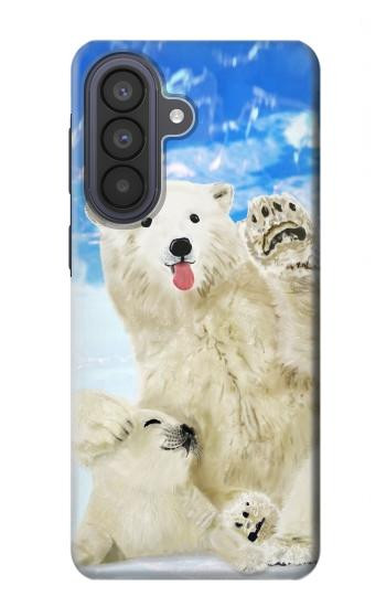 S3794 Arctic Polar Bear and Seal Paint Case For Samsung Galaxy A57