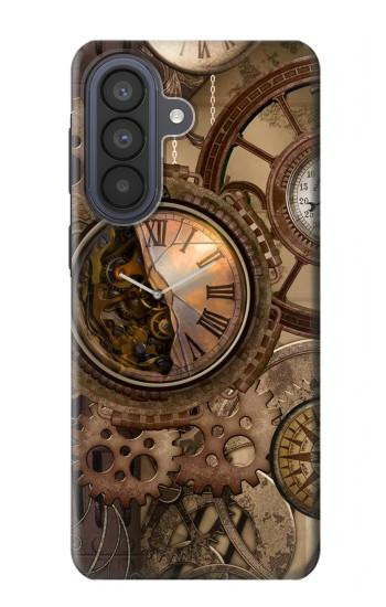 S3927 Compass Clock Gage Steampunk Case For Samsung Galaxy A57