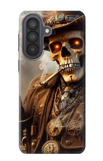 S3949 Steampunk Skull Smoking Case For Samsung Galaxy A57
