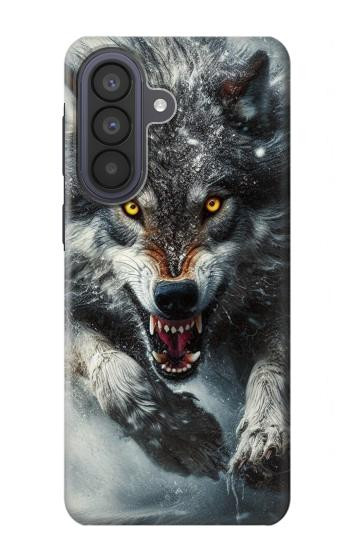 S3965 Angry Wolf Running Case For Samsung Galaxy A57