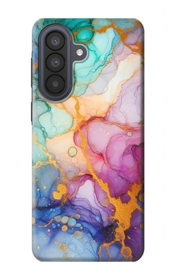 S4001 Multicolored Abstract Lilac Emerald Case For Samsung Galaxy A57
