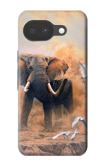 S1292 Dusty Elephant Egrets Case For Google Pixel 10a