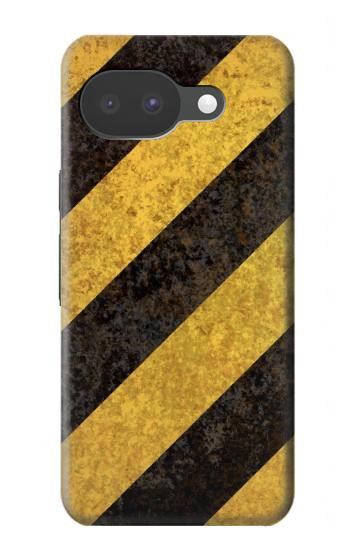 S2231 Yellow and Black Line Hazard Striped Case For Google Pixel 10a