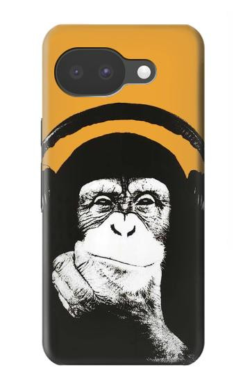 S2324 Funny Monkey with Headphone Pop Music Case For Google Pixel 10a