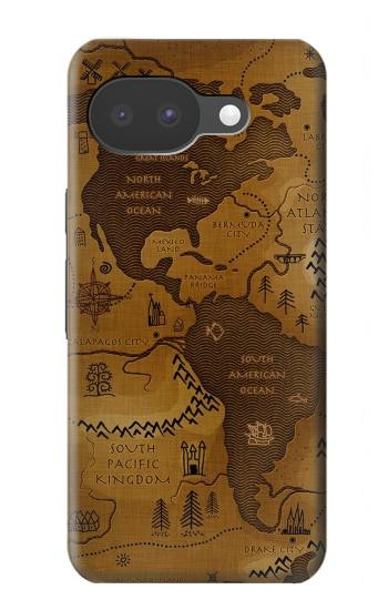 S2861 Antique World Map Case For Google Pixel 10a