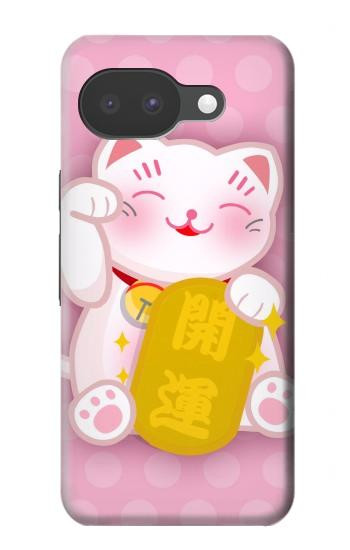 S3025 Pink Maneki Neko Lucky Cat Case For Google Pixel 10a