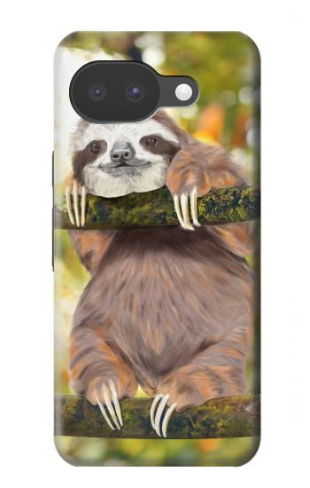 S3138 Cute Baby Sloth Paint Case For Google Pixel 10a