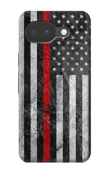 S3687 Firefighter Thin Red Line American Flag Case For Google Pixel 10a