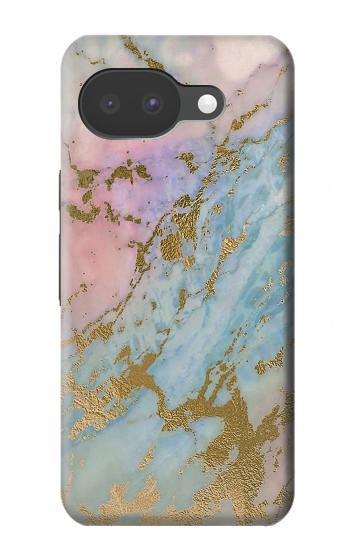 S3717 Rose Gold Blue Pastel Marble Graphic Printed Case For Google Pixel 10a