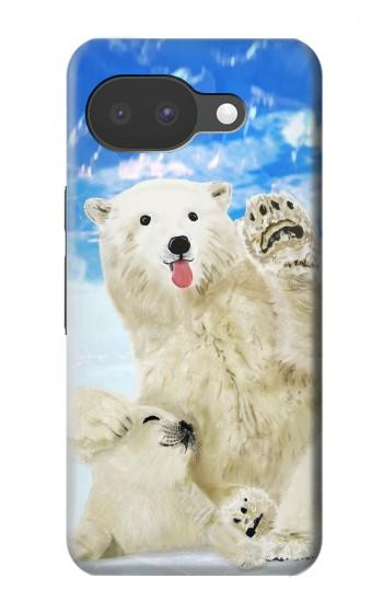 S3794 Arctic Polar Bear and Seal Paint Case For Google Pixel 10a