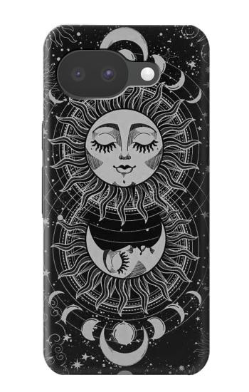 S3854 Mystical Sun Face Crescent Moon Case For Google Pixel 10a