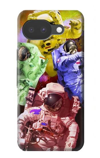 S3914 Colorful Nebula Astronaut Suit Galaxy Case For Google Pixel 10a