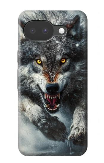 S3965 Angry Wolf Running Case For Google Pixel 10a